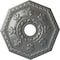 Ekena Millwork Nottingham Ceiling Medallion (Fits Canopies up to 4 5/8"), 18"OD x 3 1/2"ID x 1 1/2"P, Silver CM18NTSLS - alternate 1